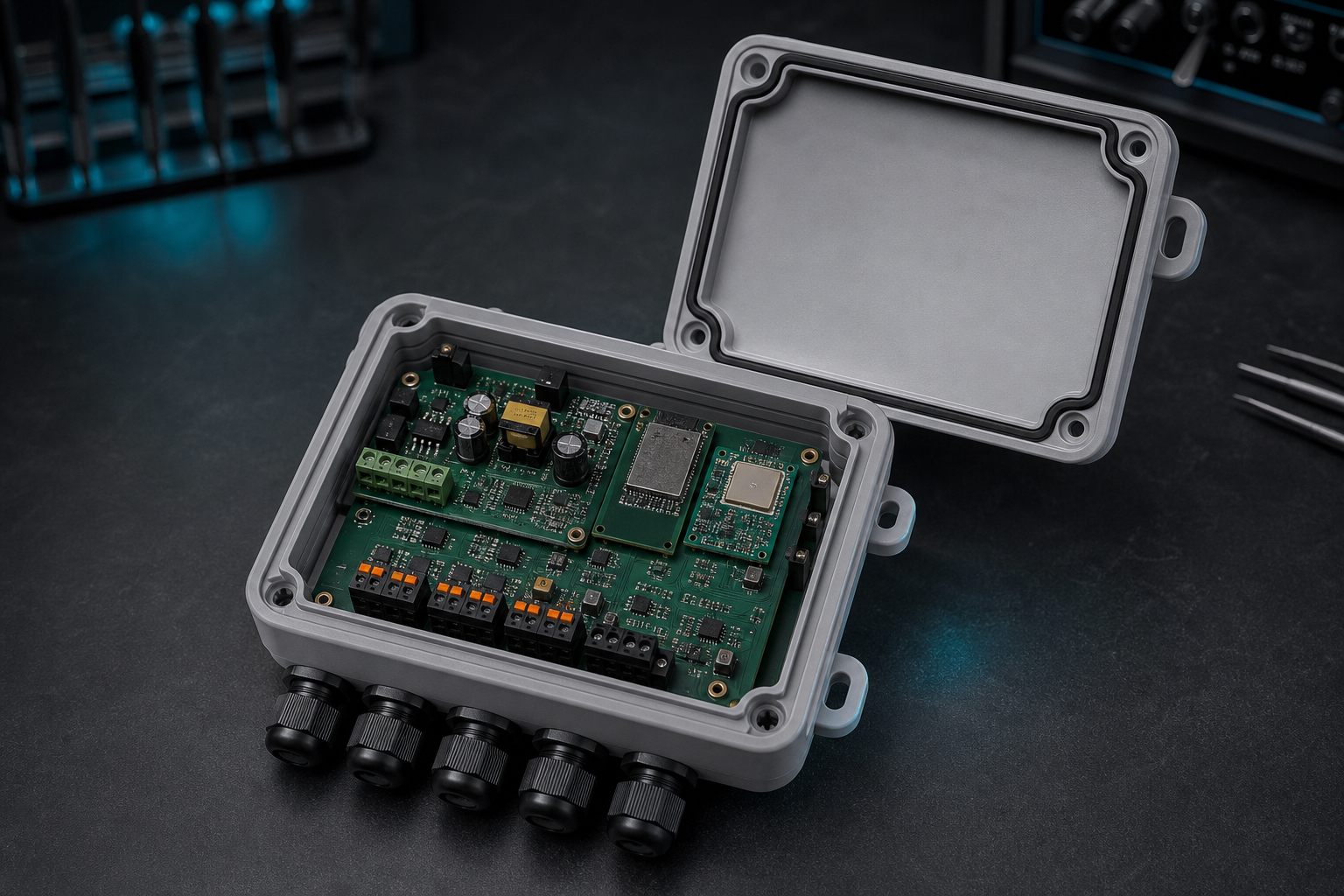 Integranode serviceable internal architecture